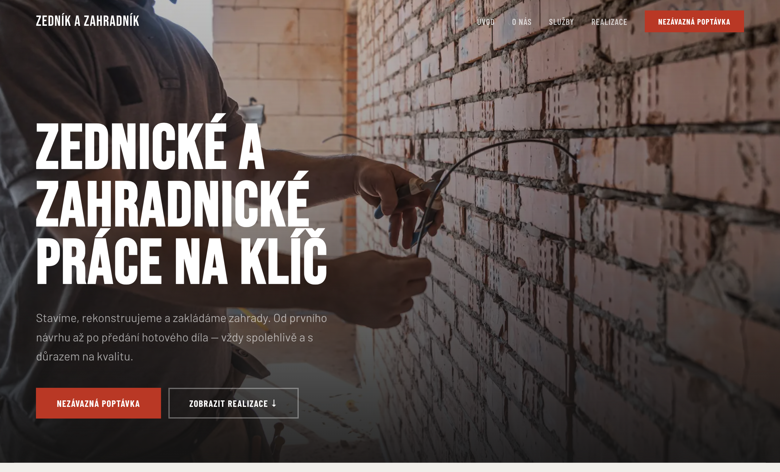 Zednictví a zahradnictví